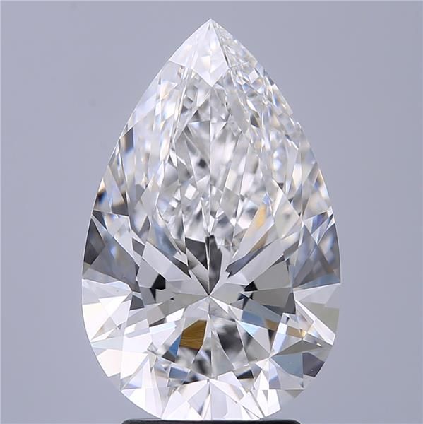 Pear lab grown diamond